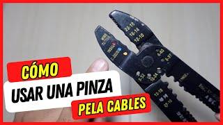 Pinza Pela Cable  Cómo usar Fácil