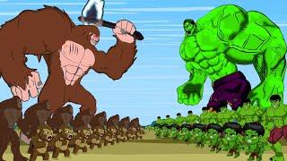 Evolution of HULK vs KONG x GODZILLA 2 - The New Empire Atomic Breath Size Comparison