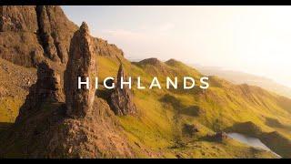 HIGHLANDS  SCOTLAND EPIC 4K DRONE VIDEO