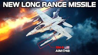 AIM-174B United States New Longest-Range Air To Air Missile  F-18C Hornet Vs Su-27 + Su-57  DCS 