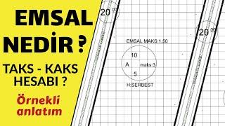 emsal nedir ? nasıl hesaplanır ? TAKS KAKS hesabı nasıl yapılır