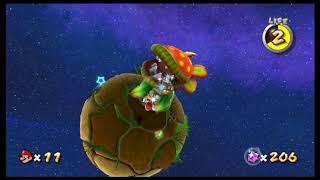 Super Mario Galaxy Boss # 1 Dino Piranha 1st Time