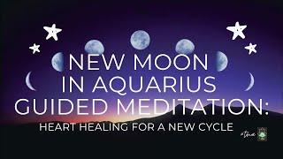GUIDED MEDITATION New Moon in Aquarius Feb. 11 2021