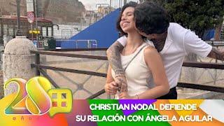 Christian Nodal defiende su relación con Ángela Aguilar  Programa 11 de junio 2024  Ventaneando