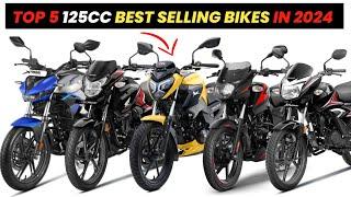 Top 5 125cc Best Selling Bikes in April 2024  Price?  Best Bikes to buy in 2024