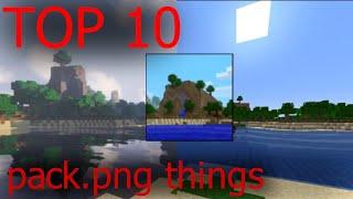 Top 10 things to do in the Pack.Png server