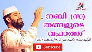 നബിസ തങ്ങളുടെ വഫാത്ത്  ನಬಿ ಸಯುಡೆ ವಫಾತ್  Sirajudheen al Qasimi Malayalam islamic Speech