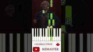 How to play Canadian Theme in Sid Meiers Civilization VI? EASY tutorial #synthesia #civilization6