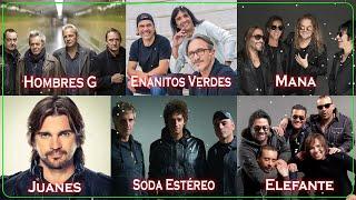 MANA SODA STEREO ENANITOS VERDES ELEFANTE HOMBRES G ÉXITOS CLASICOS DEL ROCK EN ESPAÑOL