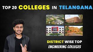 Top 20 Engineering Colleges In Telangana 2022  TS EAMCET District Wise Top Colleges List