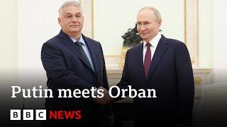 Ukraine war EUs most Russia-friendly leader meets Putin in Moscow  BBC News