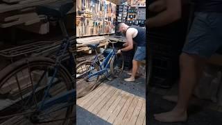 Taking apart a Vintage Bicycle in 15 seconds...