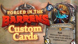 CUSTOM Forged in the Barrens Cards  Top Custom Cards of the Week #86  Hearthstone