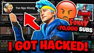 I GOT HACKED FORTNITE FUNNY UPDATE