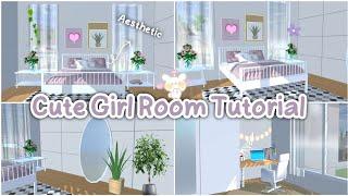 Cute Girl Room Tutorial Aesthetic   Sakura School Simulator