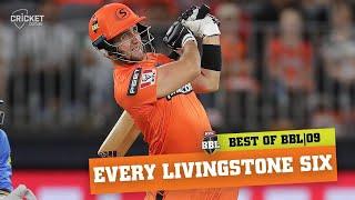 Into the stands All of Liam Livingstones maximums  KFC BBL09