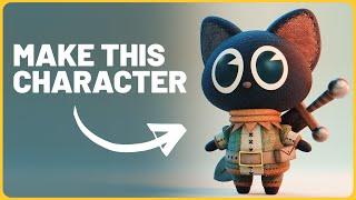3D Cat - Blender Character Modeling for Beginners  Real-Time Tutorial