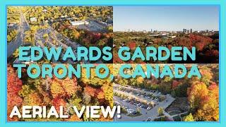 Edwards Gardens Aerial view  Toronto Canada