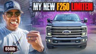BUYING & DRIVING MY NEW 2024 FORD F250 SUPER DUTY LIMITED