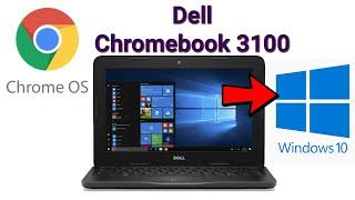How to Install Windows 10 on Dell  Chromebook 11 Model 3100