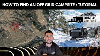 How To Find An Off Grid Campsite