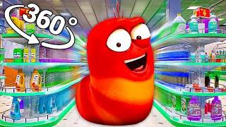 Red Larva oi oi oi - Supermarket in 360° Video  VR  8K   Red Larva oi oi oi meme 