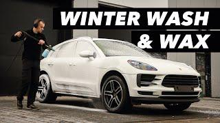 Dirty Porsche 4x4 gets Winter Wash & Wax  Winter Detailing 