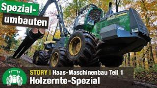 John Deere Forsttechnik  Waldarbeit mit Haas Maschinenbau Teil 1  HarvesterRückezug  Lauer Forst