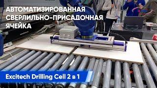 Автоматизированная сверлильно-присадочная ячейка Excitech Drilling Cell 2 в 1