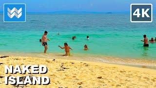 4K Naked Island Sandbar in Siargao Island Philippines  Island Hopping Walking Tour Travel Guide