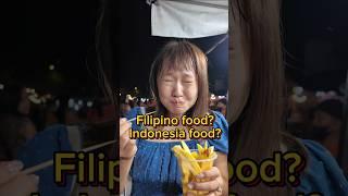 Philippines vs Indonesia  Food difference #philippines #indonesia #shorts