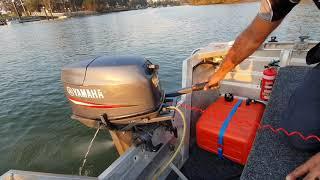 Yamaha 30HP 2 stroke outboard start up