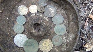Монеты. Поиск монет 2013 видео. Коп монет 2013.