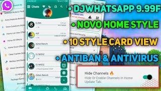 SAIU NOVA DJWhatsApp v9.99F UPDATE FIX ULTIMATE ATUALIZAÇÃO NEW WhatsApp Mod 2024 Bugs Fixed 🪲