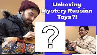 Exploring Russia Singaporean & Turkish Boys Unboxing Mystery Russian Toys