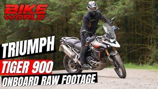 Chris Riding The Triumph Tiger 900 Rally Pro  Off-road Onboard Footage