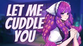 Kraken maid massages and cuddles you to sleep F4A ASMR Sleep aid Dandere Cupping