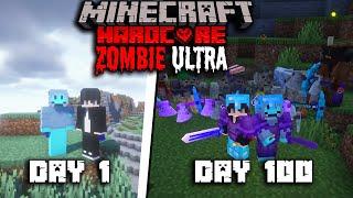 MÌNH CÙNG BIG SHARK SINH TỒN 100 NGÀY TRONG MINECRAFT ZOMBIE ULTRA SIÊU KHÓ