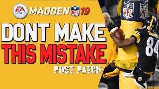 The Biggest Mistake You Are Making On Offense In Madden 19 Tips