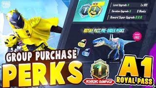 GROUP PURCHASE PERK PUBG MOBILE  ROYAL PASS A1  GROUP PURCHASE PERK NEW EVENT PUBG MOBILE