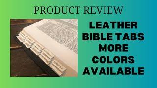 UPAFEXXI Leather Bible Tabs Review