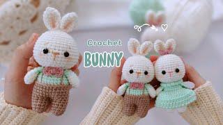 Crochet bunny boy P2 #crochet #handmade #diy #amigurumi #bunny