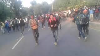Jabalpur Ta army rally bharti ke dauran hui bhagadad
