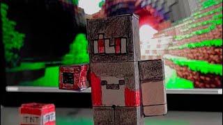 MİNECRAFT KENDİ KARAKTERİMİ 3 BOYUTLU 3D YAPTIM... @Ferited