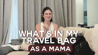 Whats In My Travel Bag as a Mama  International Flight Edition 