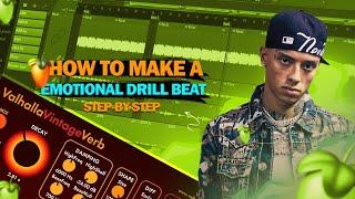HOW TO MAKE A  EMOTIONAL DRILL BEAT FOR CENTRAL CEE  FL STUDIO 2023