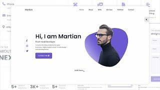 Complete Responsive Personal Portfolio Website - Using Html CSS & Javascript