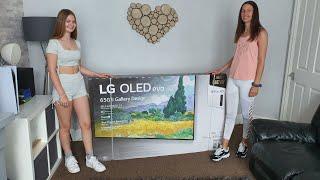 LG G1 OLED Quick unboxing & DemoPS5 & XBSX