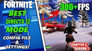 Best Fortnite Chapter 5 Season 1 Directx 12 Mode Settings UPDATED Settings