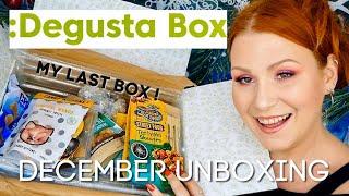 DEGUSTABOX DECEMBER SUBSCRIPTION UNBOXING - AMAZING BOX BUT ITS MY LAST ?